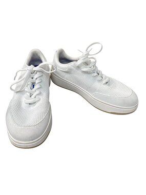 Rothys Mens White Lace-Up Sneakers Size 10 SKU 9059